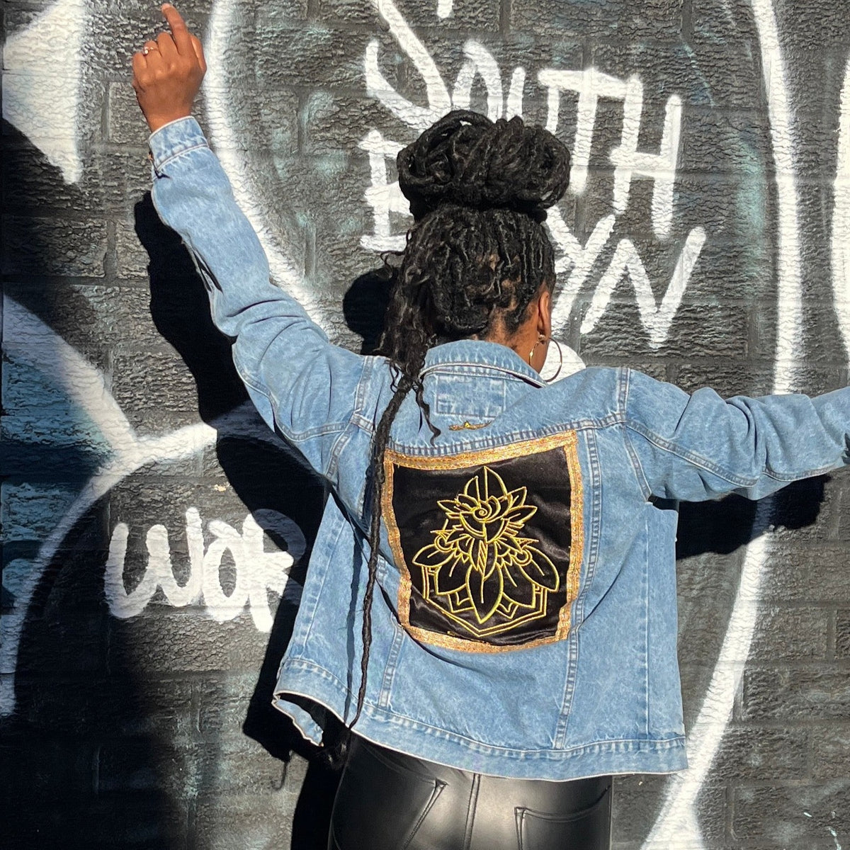 Ambrosia Embroidered Denim Jacket – Shop CAIA